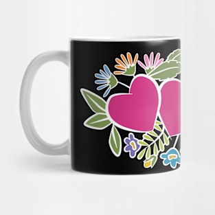 Floral Hearts Mug